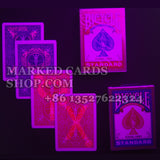 Invisible ink Bicycle marked cards
