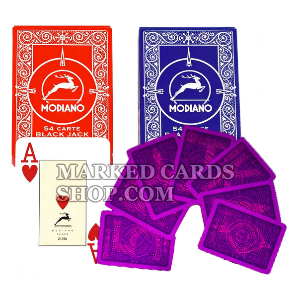 Modiano Blackjack gezinkte Karten