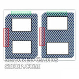 Fournier WPT Plastic Poker Blue Cards with Luminous Cards Marking