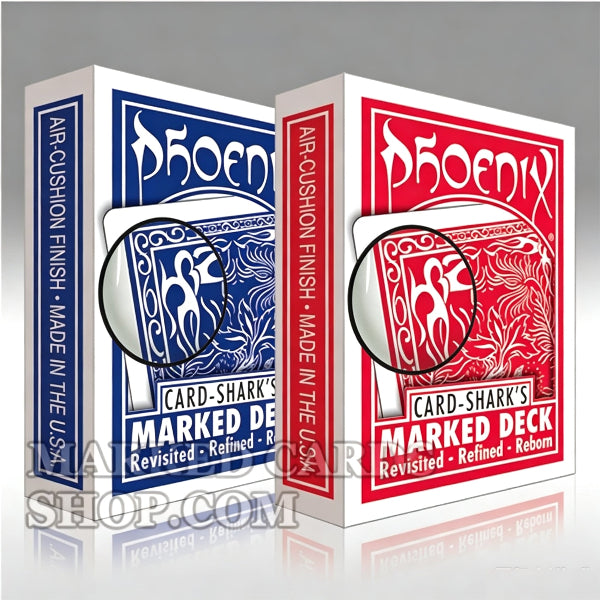 Phoenix Marked Blue Playing Cards With Traditional Cards Marking