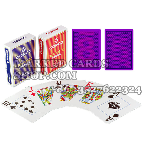 Copag Jumbo Face and Regular Face Plastic Cards with Invisible Ink Markings