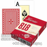 Founier 818 marked poker deck paper plastic coated playing cards