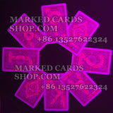 Infrared cheating playing cards KEM marked cards