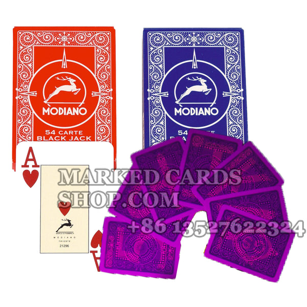 Modiano Blackjack gezinkte Karten