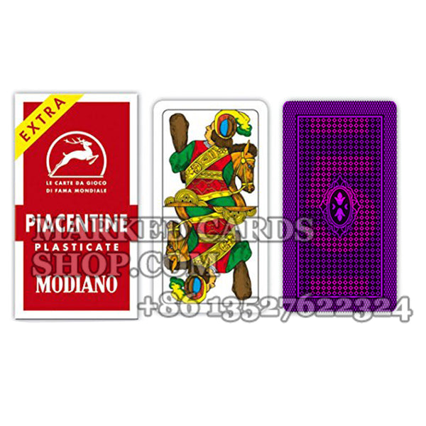 <transcy>Modiano Piacentine Plastikkarten Regulärer Index für IR Poker Kamera</transcy>