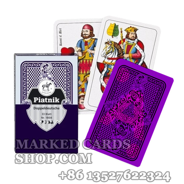 Piatnik Doppeldeutsche Playing Cards Deck with Casino Cheating Marks