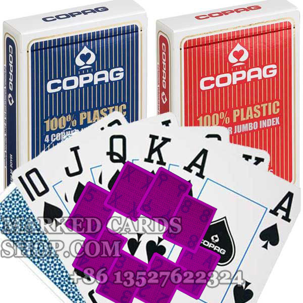 Copag 4 Eck-Pokerkarten für Magie