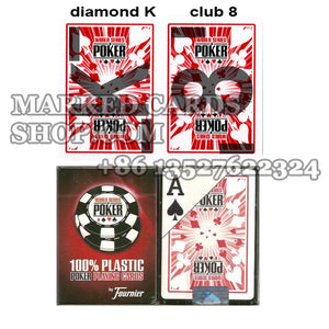 ir contact lenses marked cards Fournier WSOP playing cards