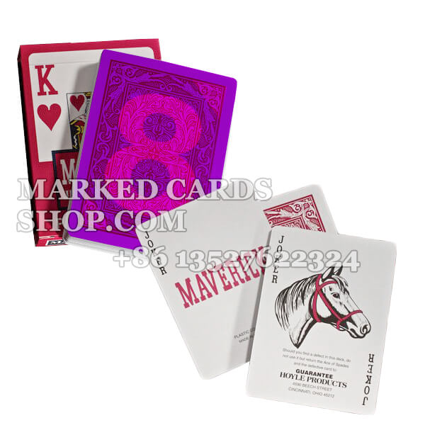 Maverick Marked Cards Poker for Infrared Contacts Lenses